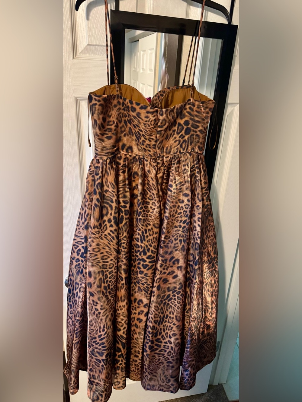 Brand New without tag AKIRA Cheetah Sisters Midi Dress - Picture 5 of 5